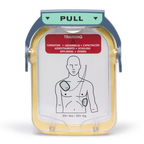 Coppia di Piastre / elettrodi Training adulti per defibrillatore Philips HS1 e Trainer HS1